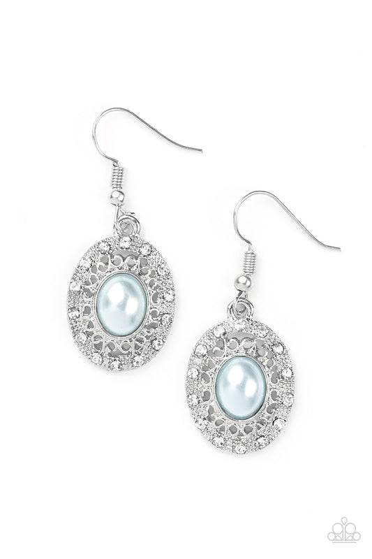 Paparazzi Good Luxe To You! Blue Fishhook Earrings