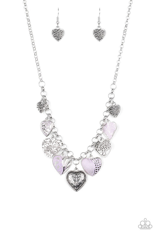Paparazzi Grow Love Purple Short Necklace