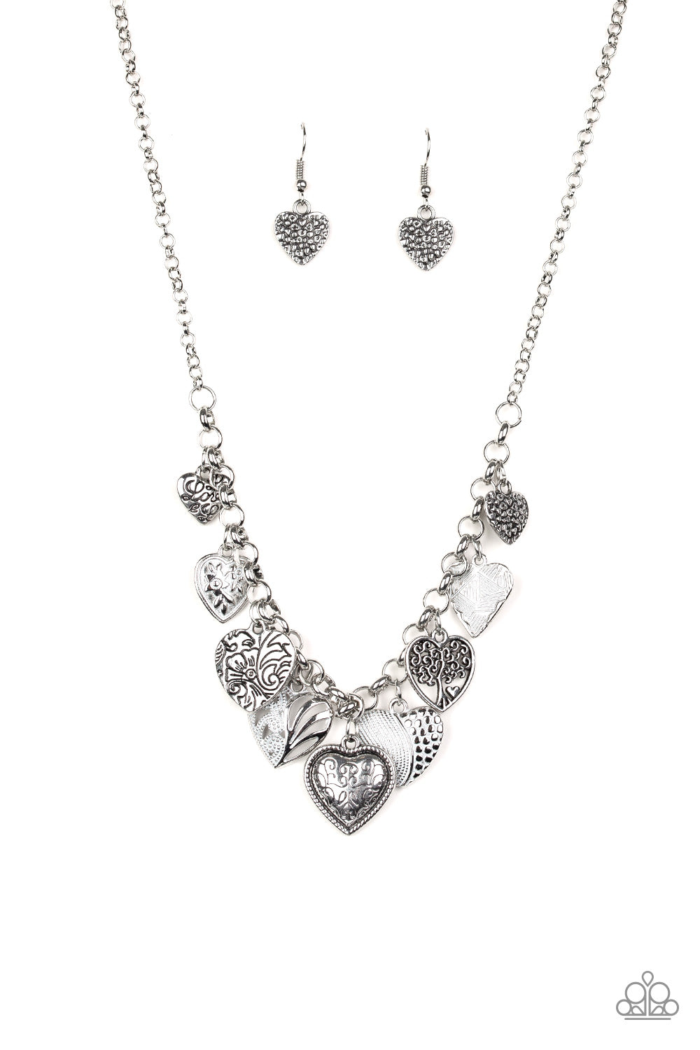 Paparazzi Grow Love White Short Necklace