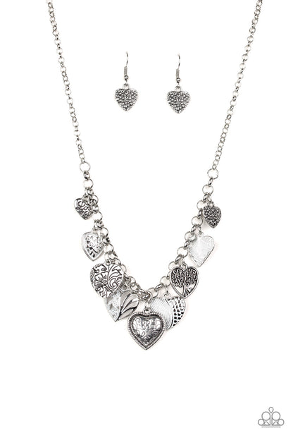 Paparazzi Grow Love White Short Necklace