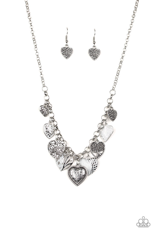 Paparazzi Grow Love White Short Necklace
