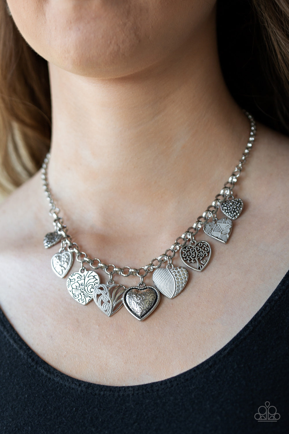 Paparazzi Grow Love White Short Necklace