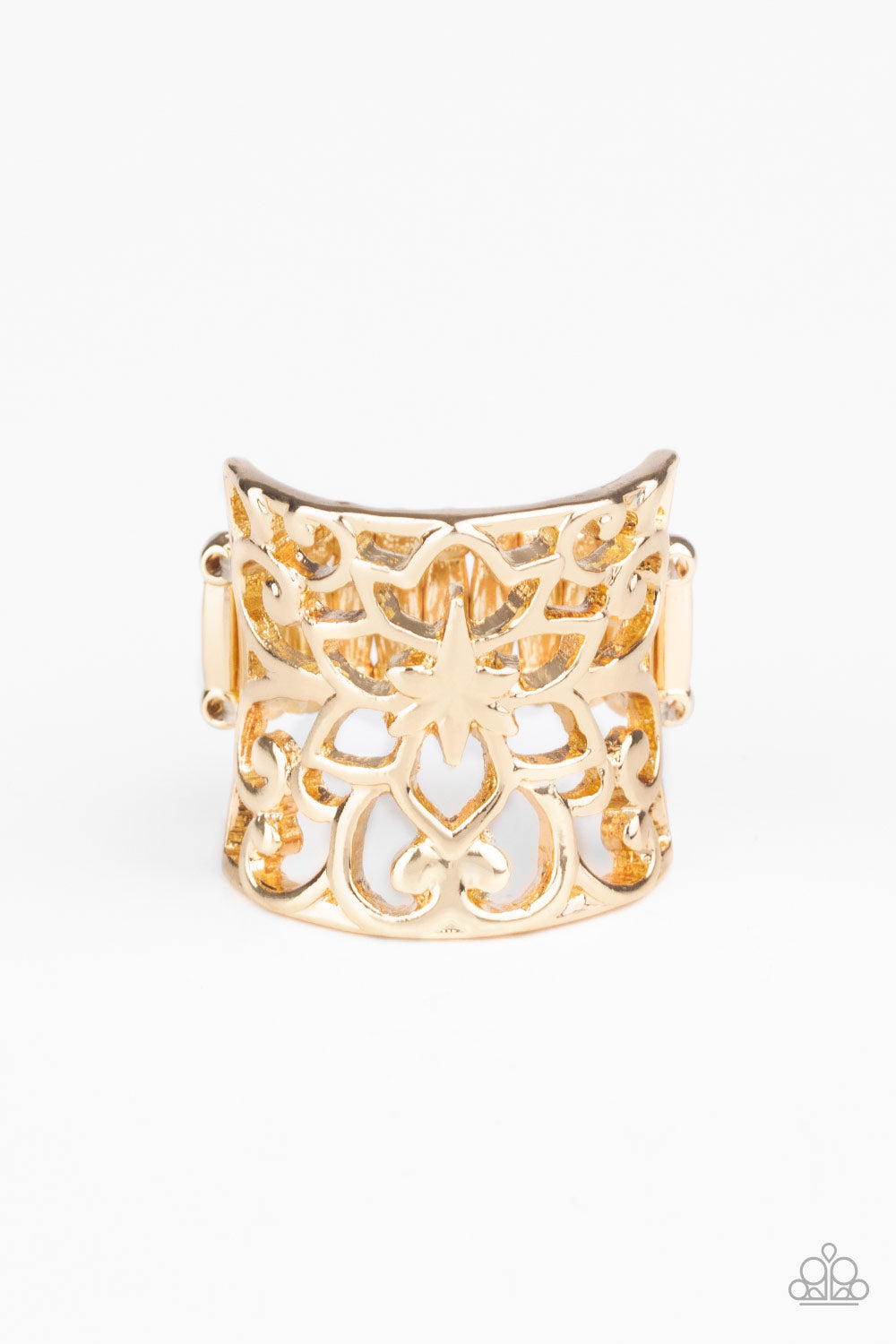 Paparazzi Guru Garden Gold Ring