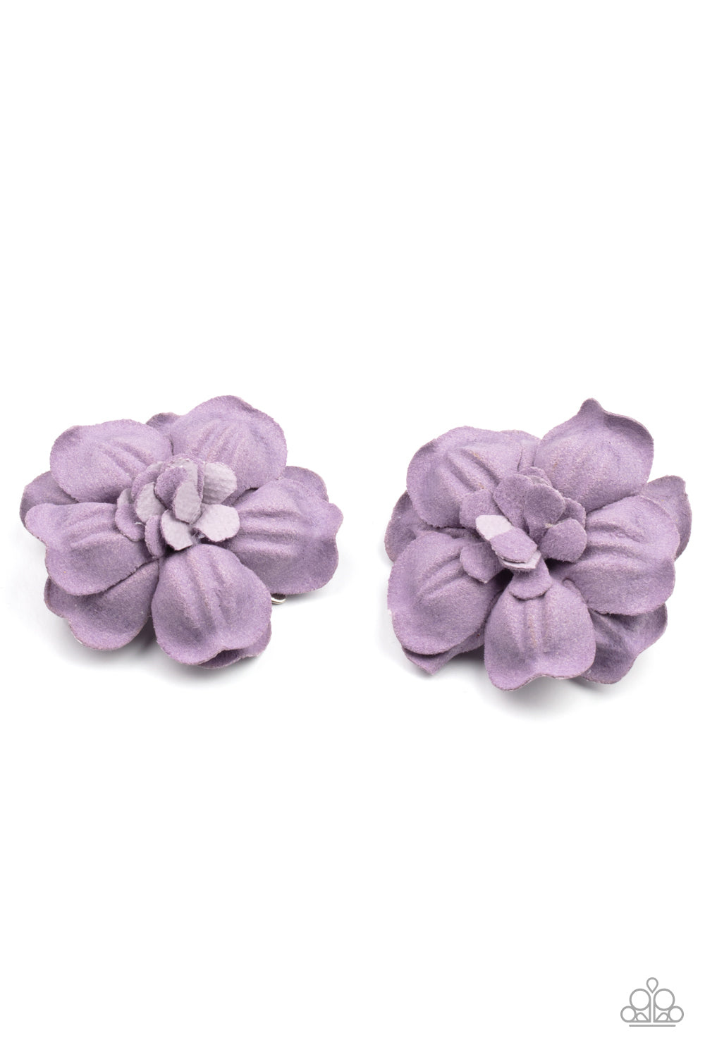 Paparazzi Happy-GROW-Lucky Purple Hairbow Duo