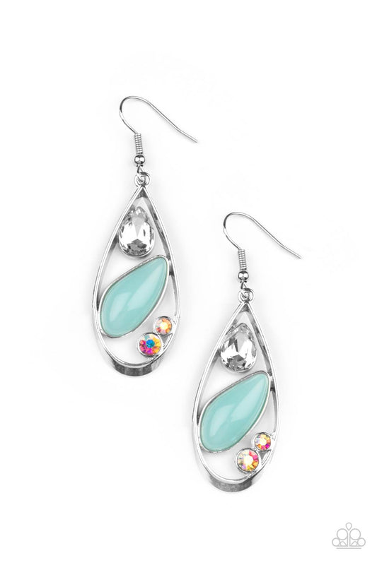 Paparazzi Harmonious Harbors Blue Fishhook Earrings