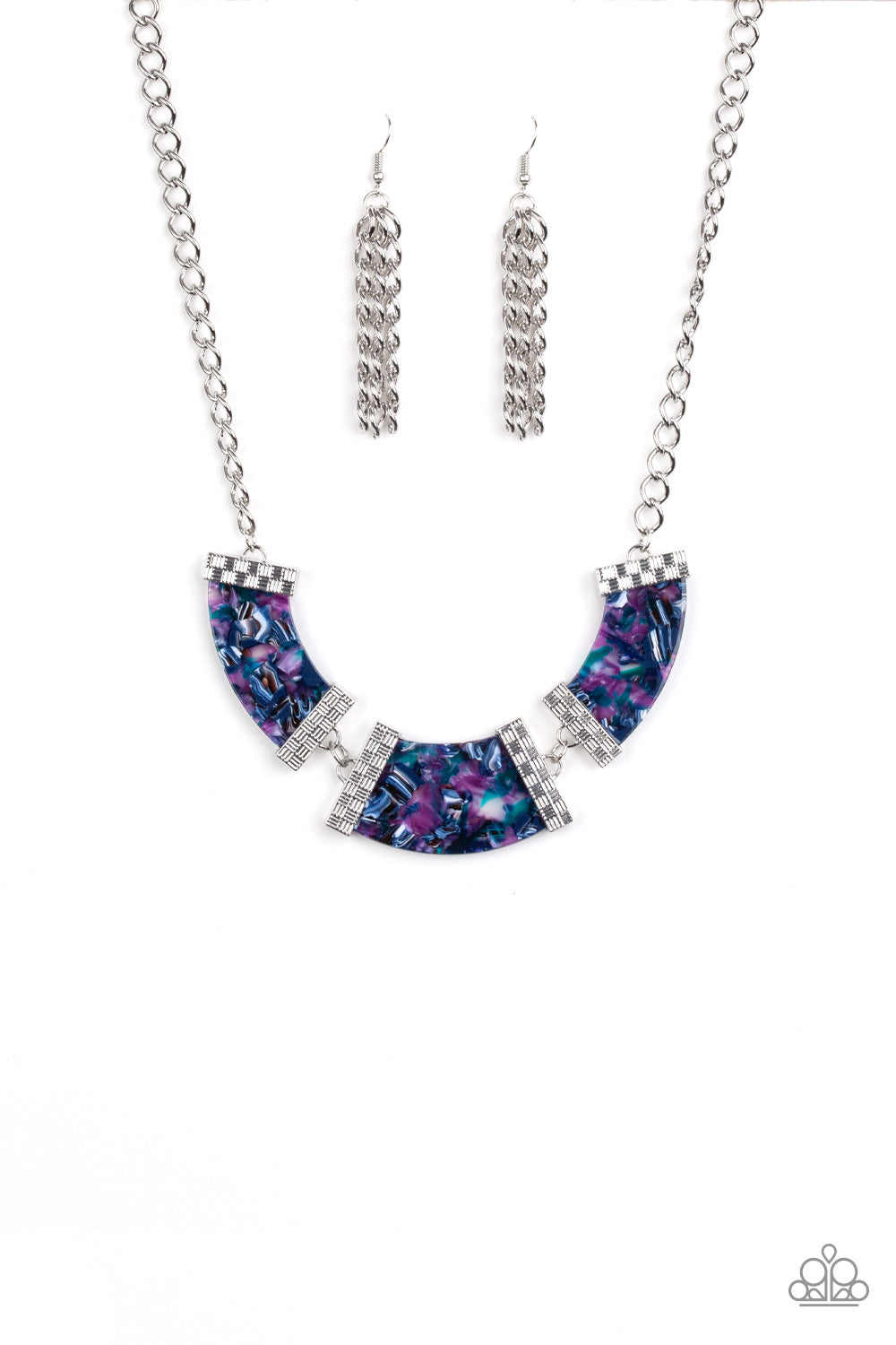 Paparazzi HAUTE-Blooded Purple Short Necklace