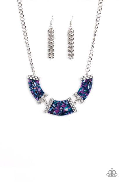 Paparazzi HAUTE-Blooded Purple Short Necklace