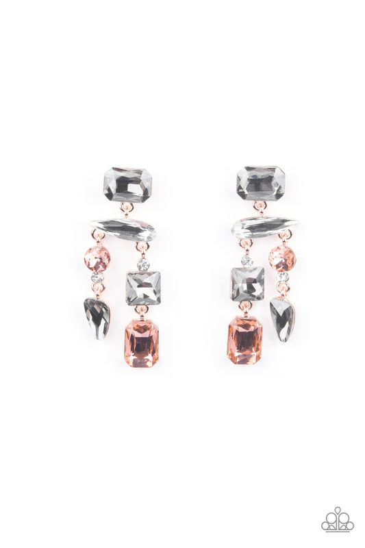 Paparazzi Hazard Pay Multi Post Earrings