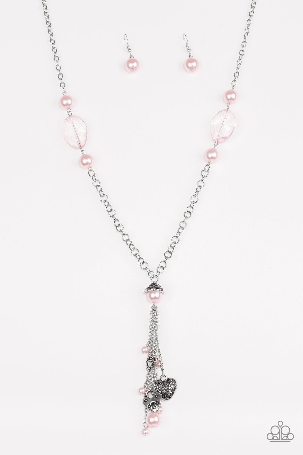 Paparazzi Heart-Stopping Harmony Pink Long Necklace - P2WH-PKXX-291XX