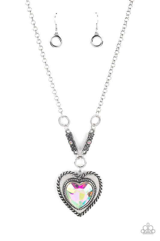 Paparazzi Heart Full of Fabulous Multi Short Necklace - Life Of The Party Exclusive April 2022