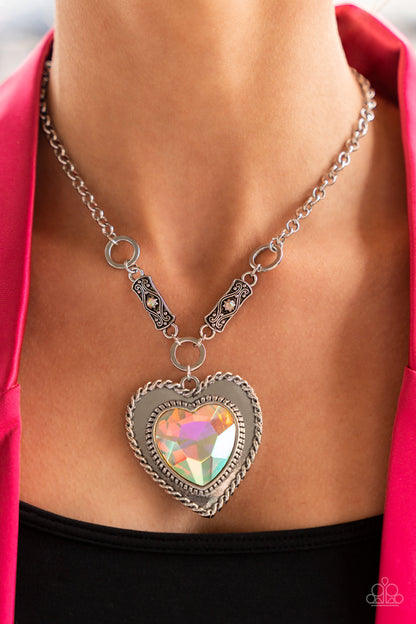 Paparazzi Heart Full of Fabulous Multi Short Necklace - Life Of The Party Exclusive April 2022