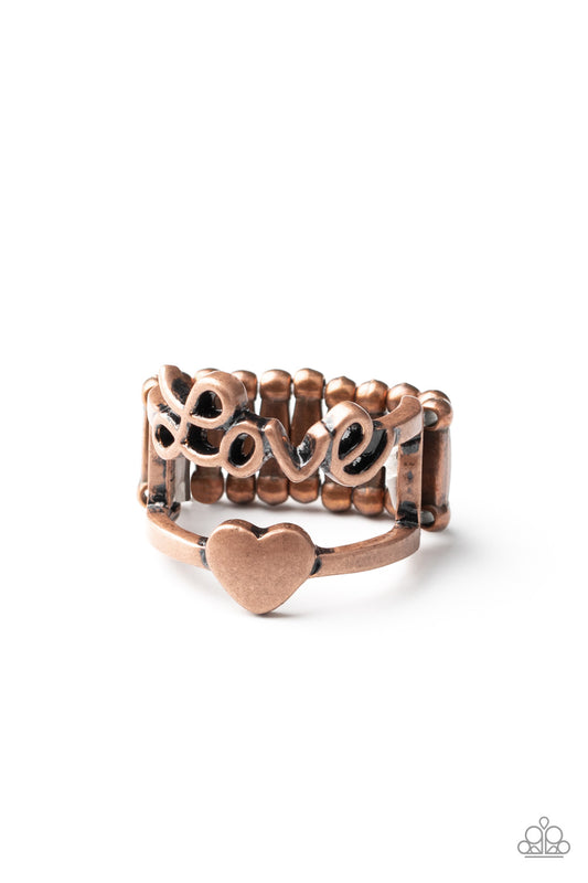 Paparazzi Heartstring Harmony Copper Ring