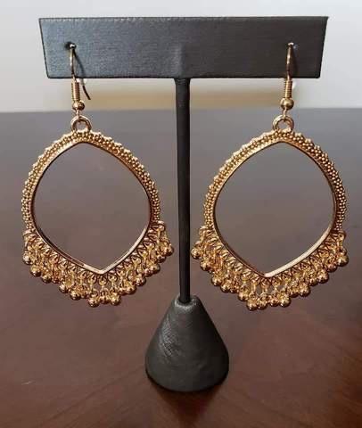 Paparazzi Heirloom Harmony Gold Fishhook Earrings - March 2020 Fashion Fix Exclusive