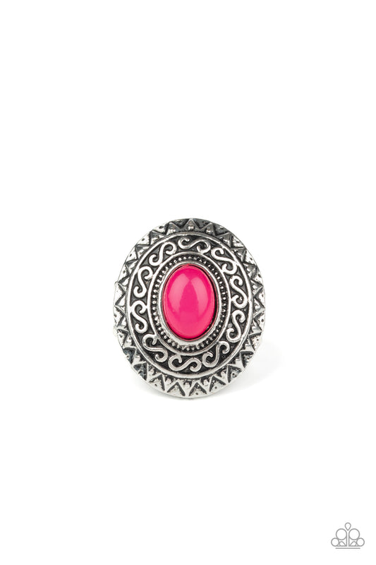 Paparazzi Hello, Sunshine Pink Stone Ring