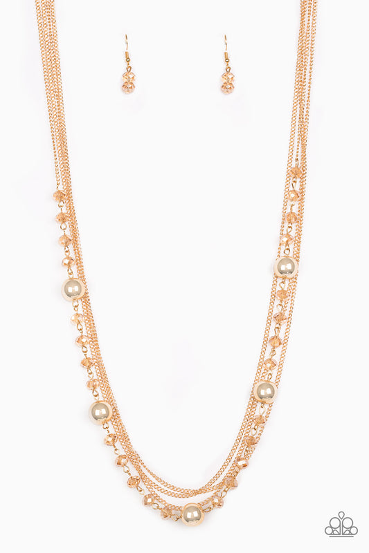 Paparazzi High Standards Gold Long Necklace