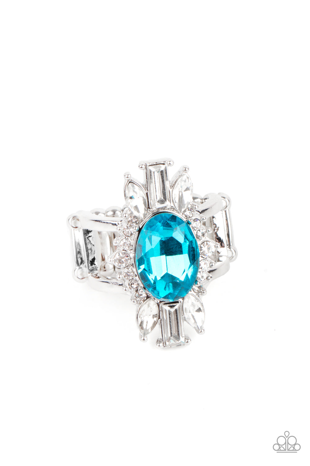 Paparazzi Icy Icon Blue Ring