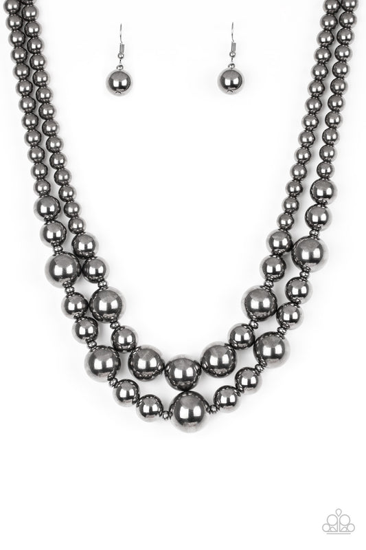 Paparazzi I Double Dare You Black Short Necklace