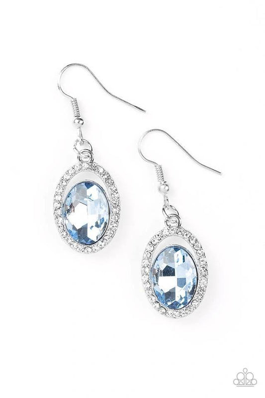 Paparazzi Imperial Shine-ness Blue Fishhook Earrings