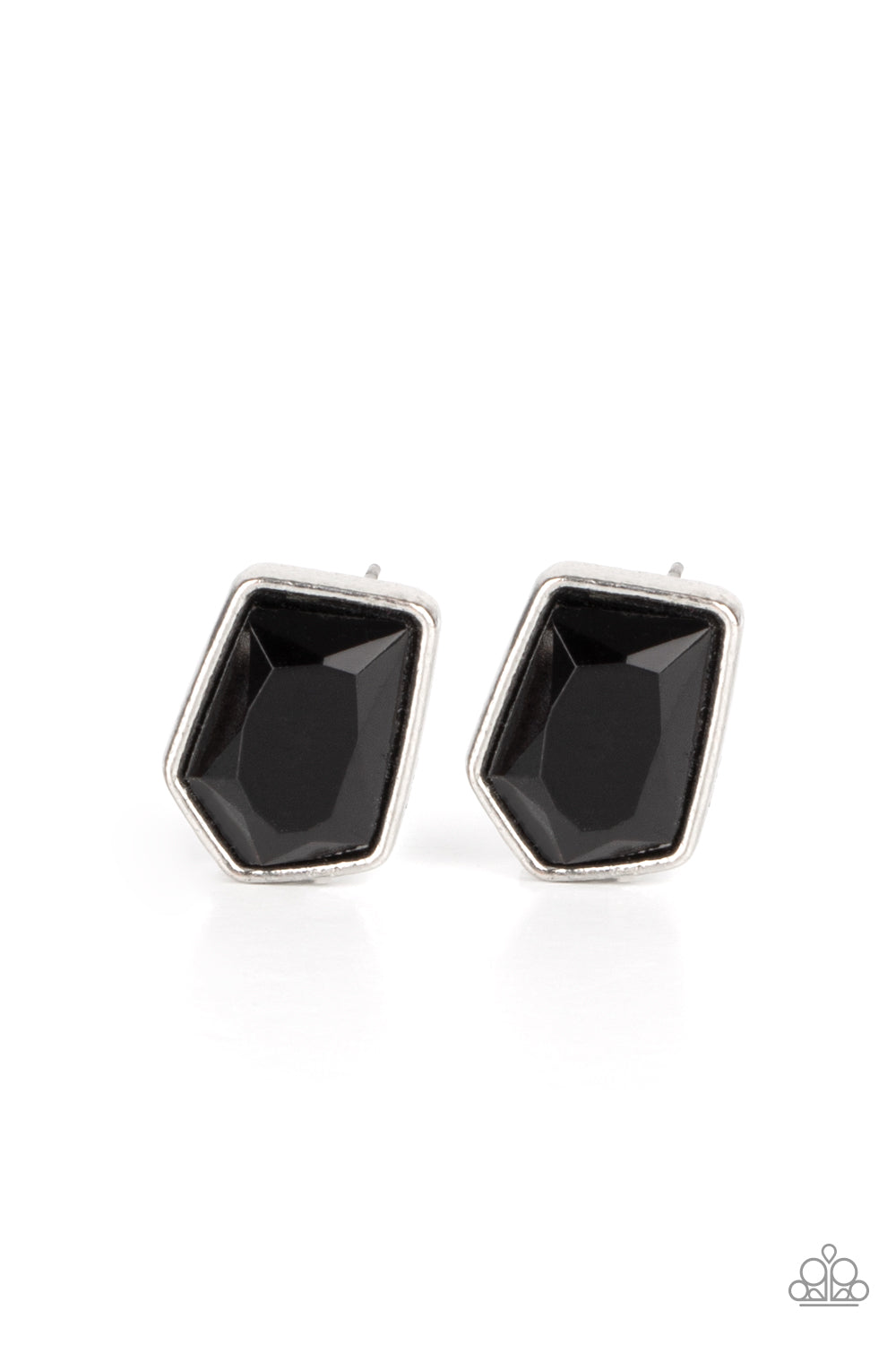 Paparazzi Indulge Me Black Post Earrings