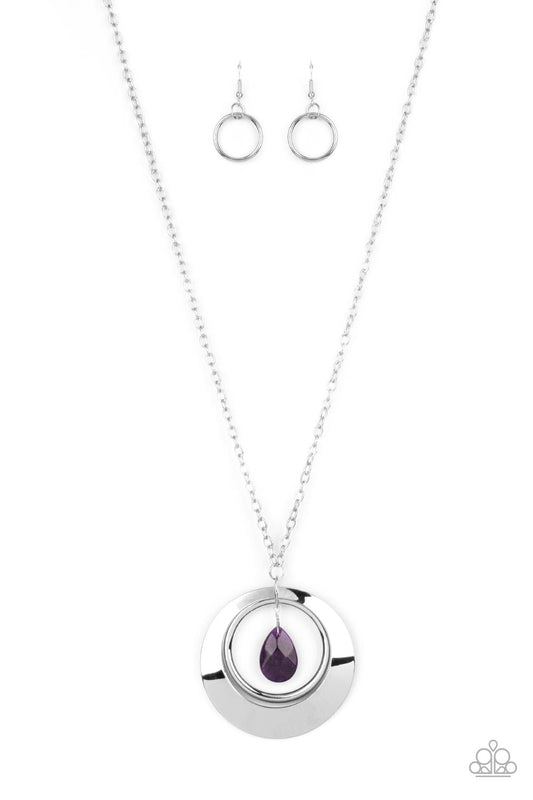 Paparazzi Inner Tranquility Purple Long Necklace
