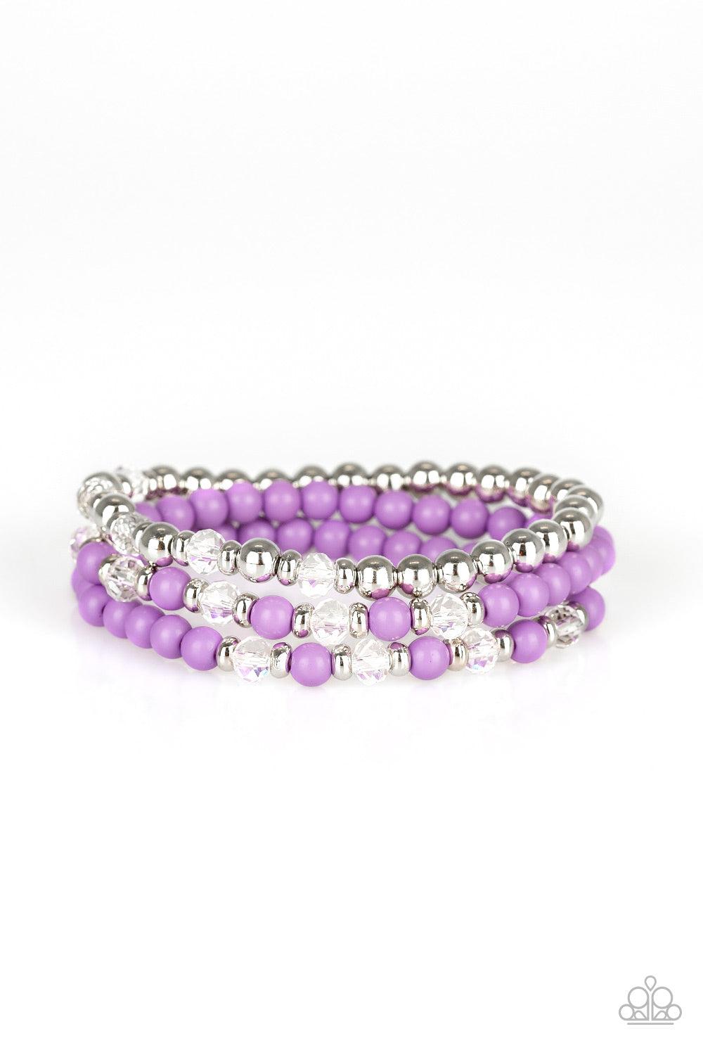 Paparazzi Irresistibly Irresistible Purple Stretch Bracelet