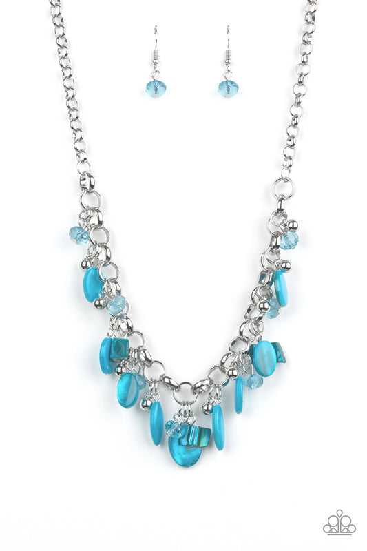 Paparazzi I Want To SEA The World Blue Short Necklace