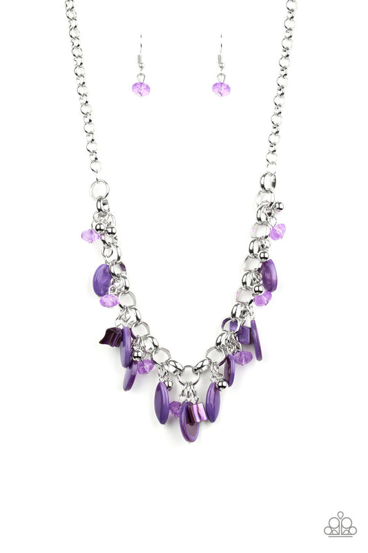 Paparazzi I Want To SEA The World Purple Short Necklace