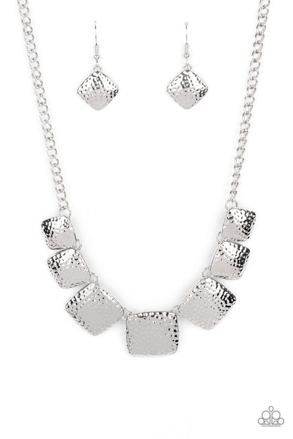 Paparazzi Keeping It RELIC Silver Short Necklace