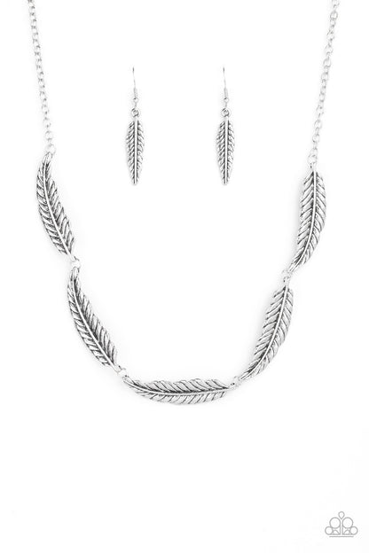 Paparazzi Light Flight Silver Short Necklace