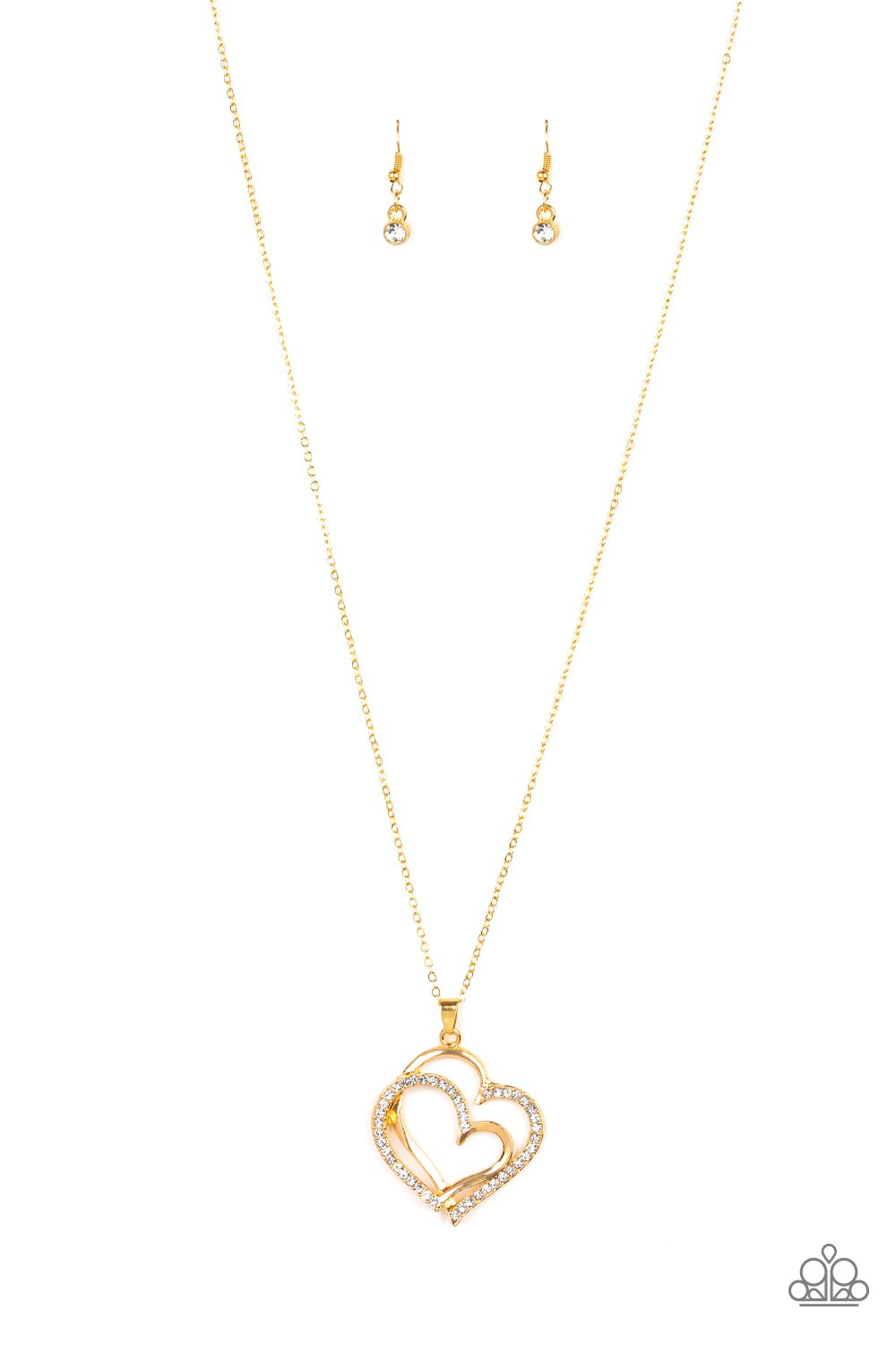 Paparazzi Lighthearted Luster Gold Long Necklace - P2RE-GDXX-343XX