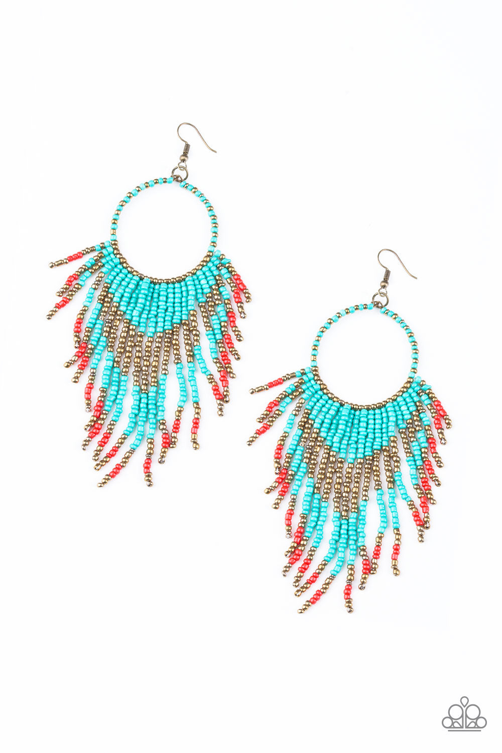 Paparazzi Live Off The BADLANDS Multi Fishhook Earrings