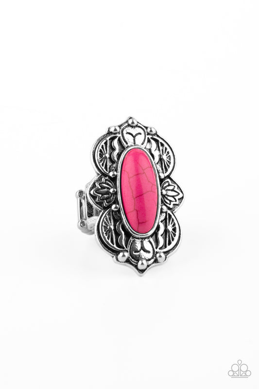 Paparazzi Lotus Oasis Pink Ring