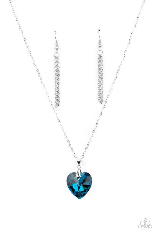 Paparazzi Love Hurts Blue Short Necklace