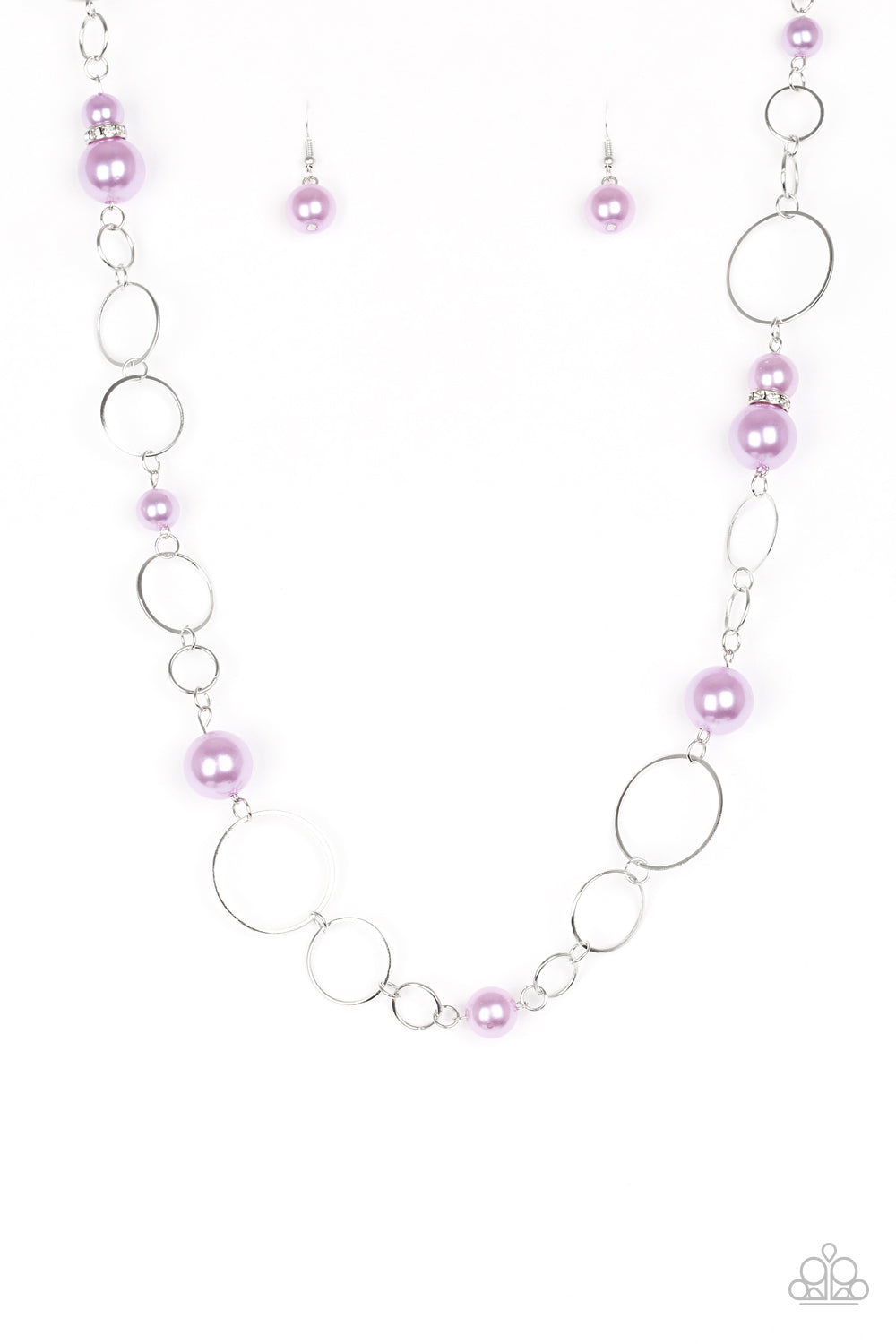 Paparazzi Lovely Lady Luck Purple Long Necklace