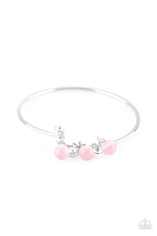 Paparazzi Marine Melody Pink Bangle Bracelet - P9AA-PKXX-064XX