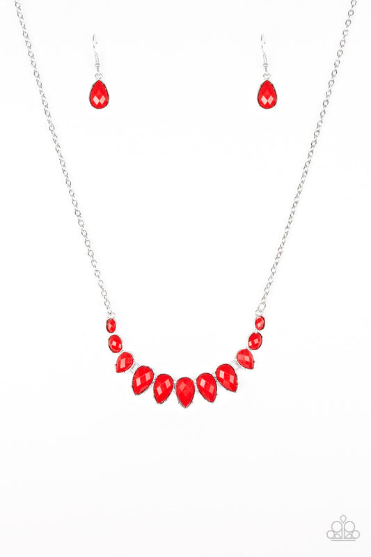 Paparazzi Maui Majesty Red Short Necklace