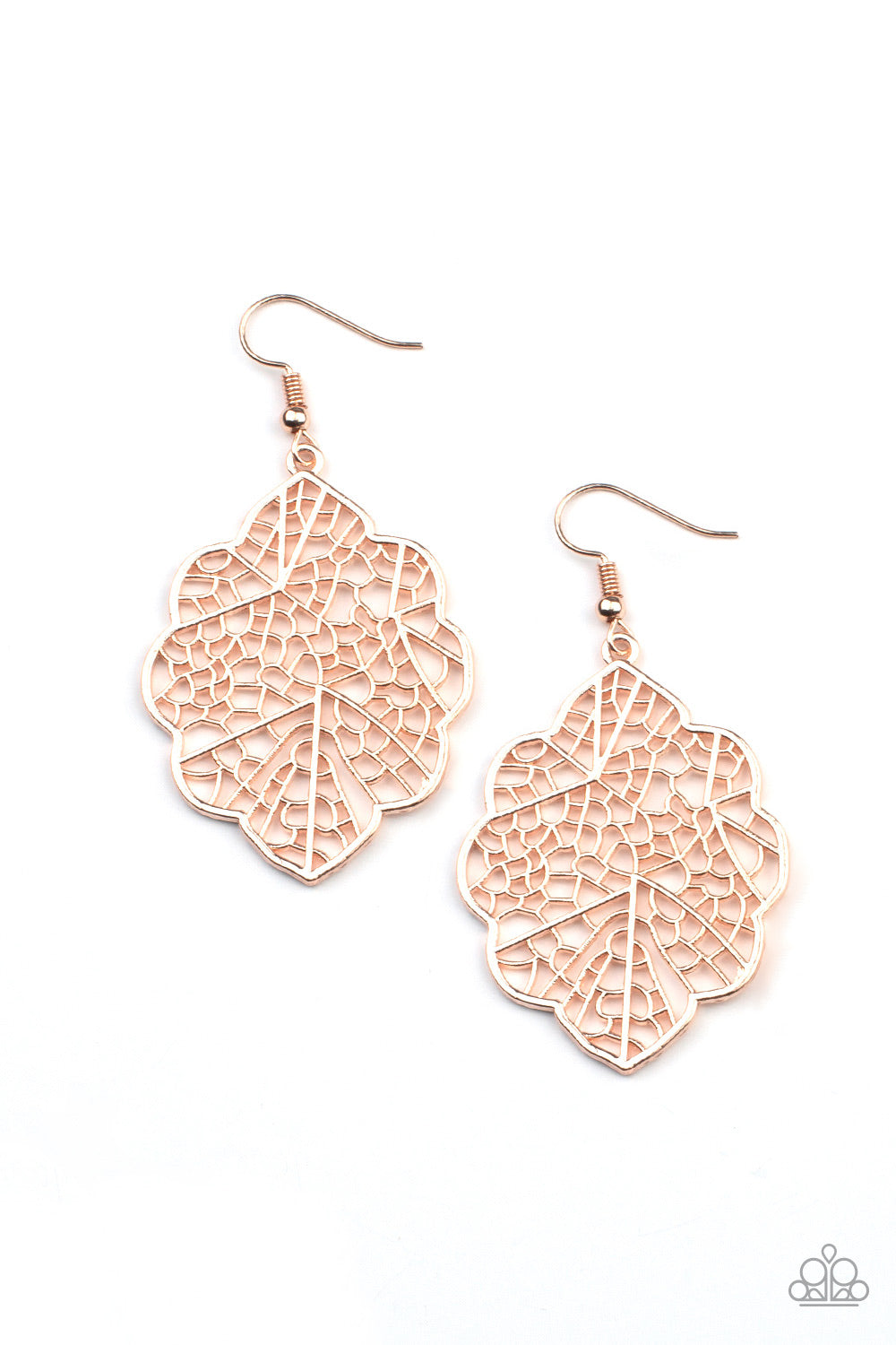 Paparazzi Meadow Mosaic Rose Gold Fishhook Earrings