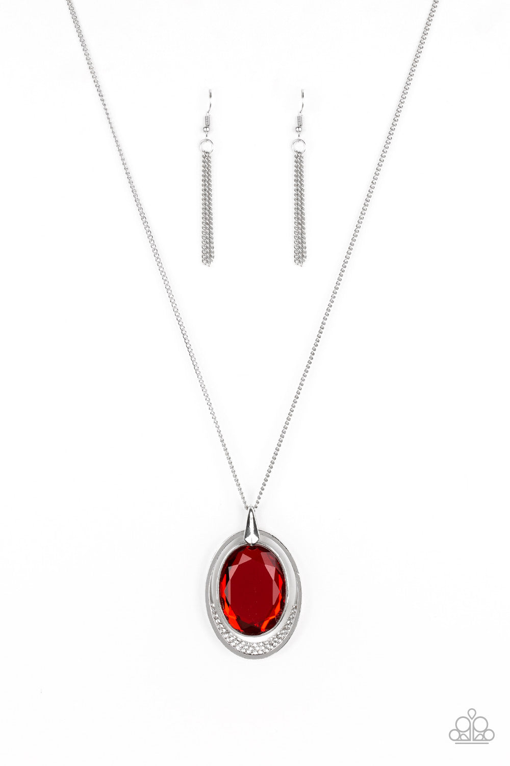 Paparazzi Metro Must-Have Red Long Necklace - P2RE-RDXX-141XX