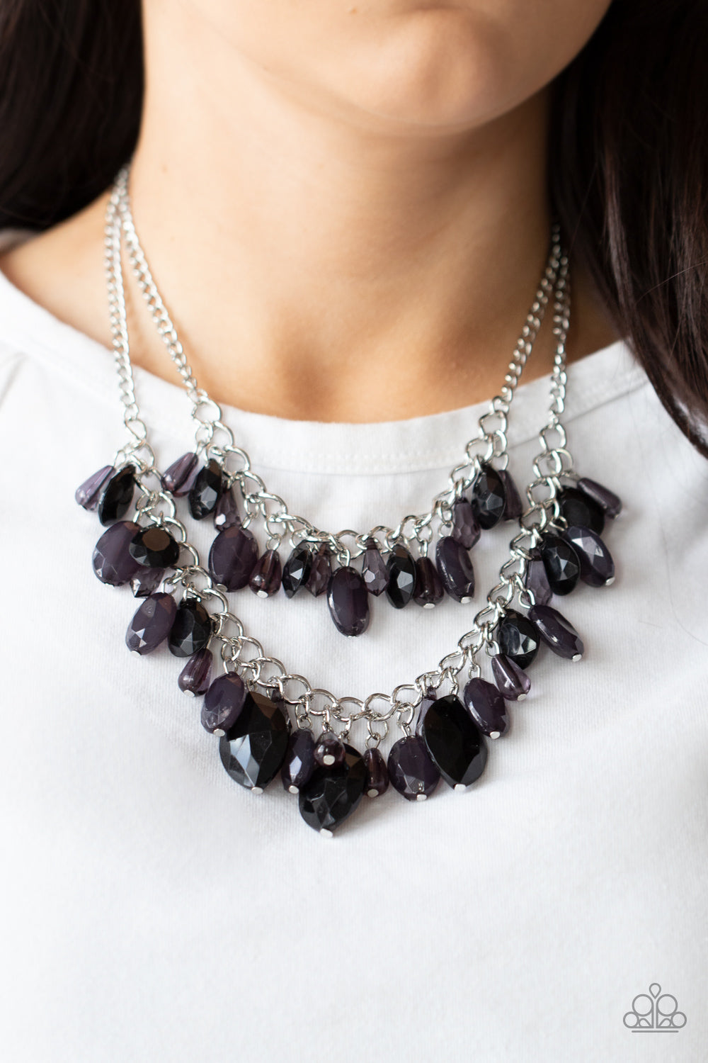 Paparazzi Midsummer Mixer Black Short Necklace