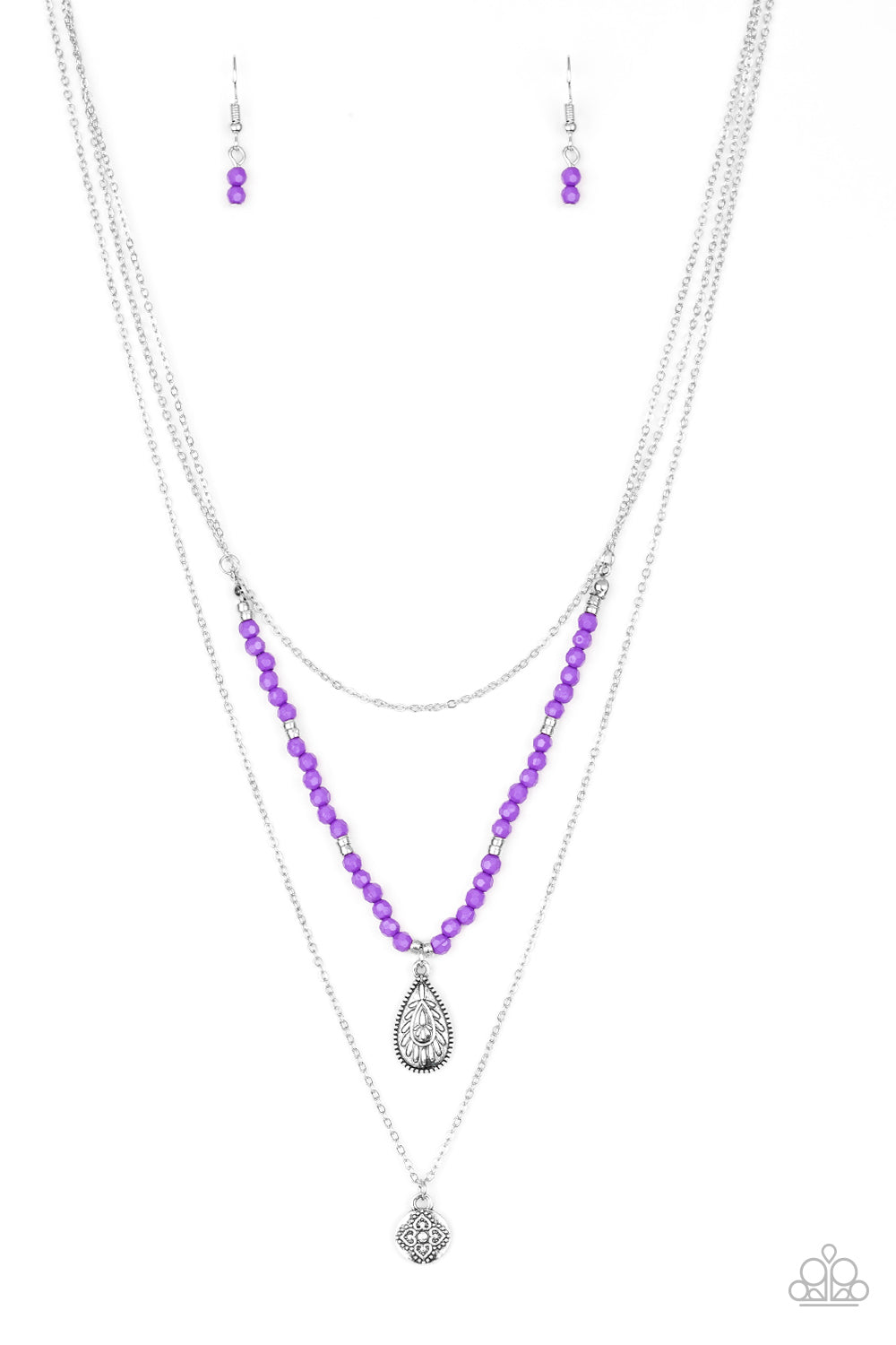 Paparazzi Mild Wild Purple Long Necklace