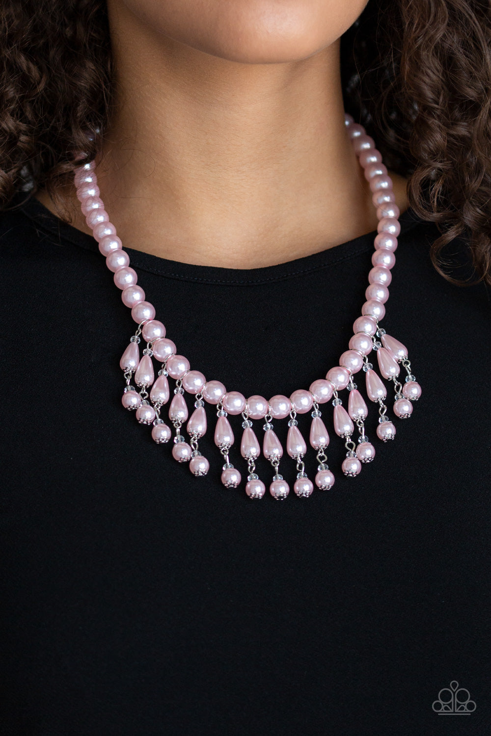 Paparazzi Miss Majestic Pink Short Necklace