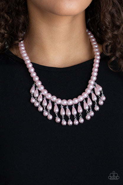 Paparazzi Miss Majestic Pink Short Necklace