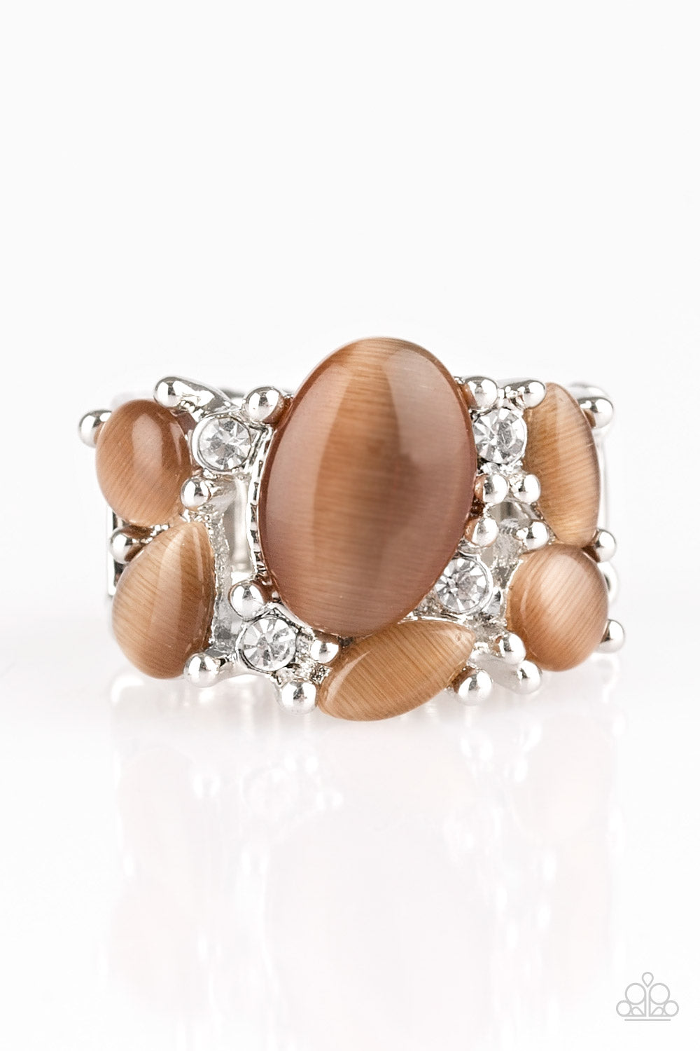 Paparazzi Modern Moonwalk Brown Ring