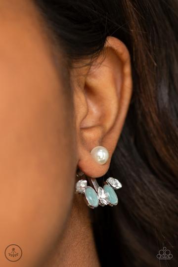 Paparazzi Modern Sophistication Blue Jacket Post Earrings