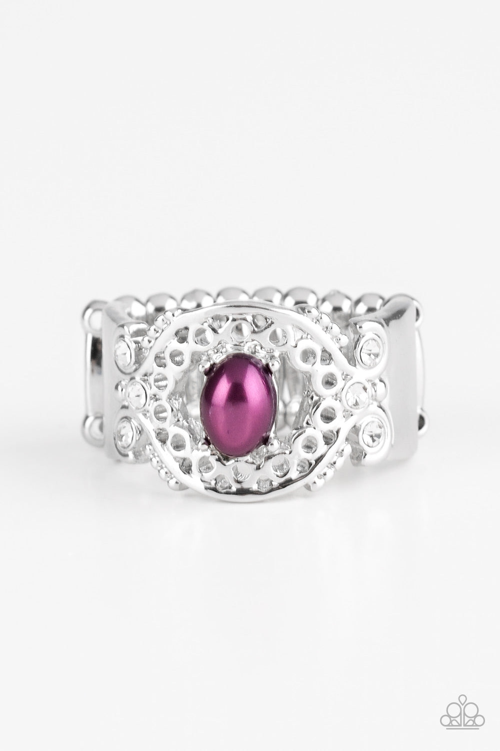 Purple best sale paparazzi ring