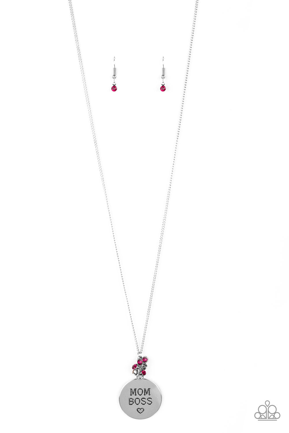 Paparazzi Mom Boss Pink Long Necklace