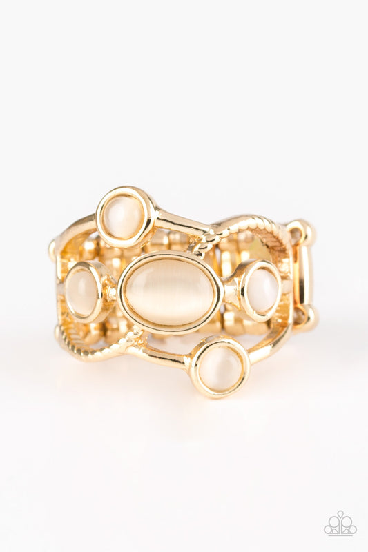 Paparazzi Moon Mood Gold Ring