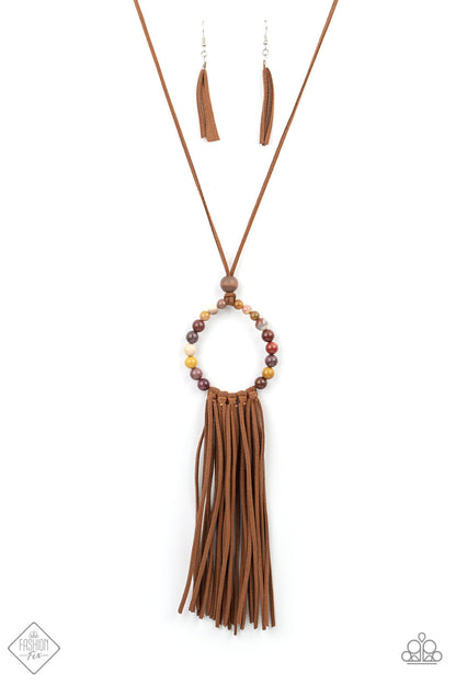 Paparazzi Namaste Mama Multi Long Necklace - Fashion Fix Sunset Sightings Complete November 2021