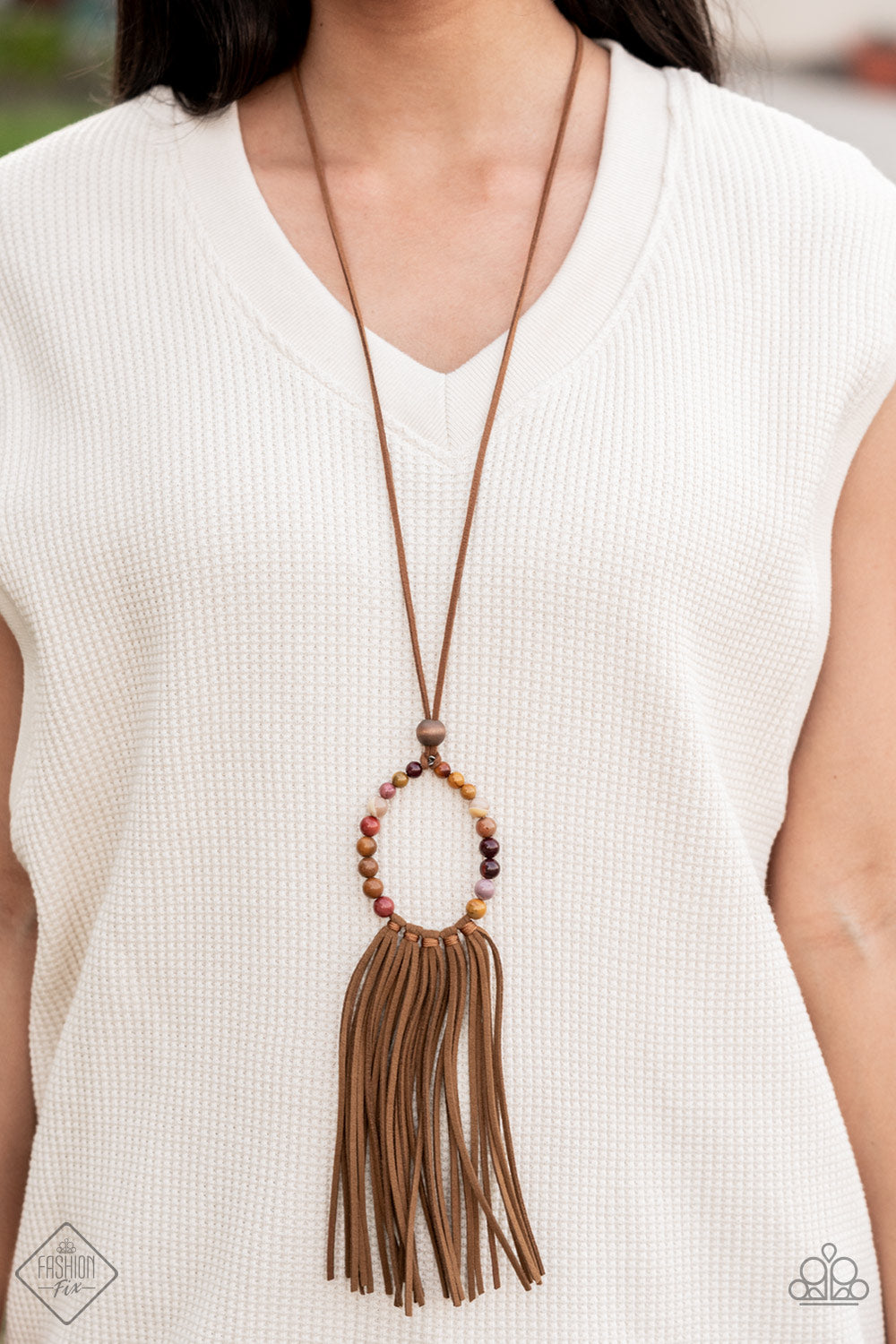 Paparazzi Namaste Mama Multi Long Necklace - Fashion Fix Sunset Sightings Complete November 2021