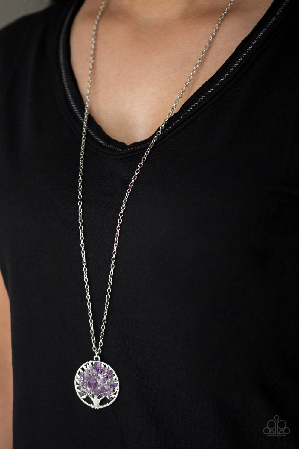 Paparazzi Naturally Nirvana Purple Long Necklace